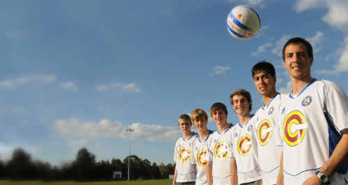 Golden City players ready for the Meccano Cup final today are from left; Alex Knight, Jack Walker, Ethan Langmead, Jarred Healy, Percy Cash and Darryl Cash. Golden City players ready for the Meccano Cup final today are from left; Alex Knight, Jack Walker, Ethan Langmead, Jarred Healy, Percy Cash and Darryl Cash.
